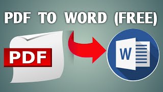 PDF to Word How to Convert PDF Files to Word Docs for Free  Online and Offline Methods Explained [upl. by Caria]