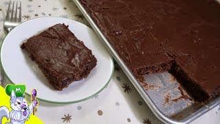 Texas Sheet Cake Recipe  Chocolate Sheet Cake [upl. by Moor931]