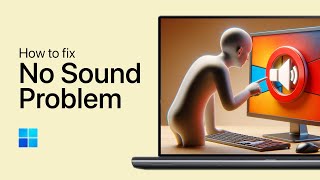 Windows 11  How To Fix No Sound Output Problem [upl. by Drareg]