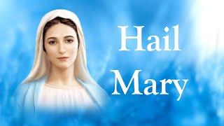 🙏 Hail Mary Prayer With Lyrics 🙏 [upl. by Lodie285]