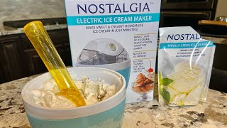 Nostalgia Electric Ice Cream Maker [upl. by Naujled]