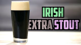 Irish Extra Stout  Serving Beer on Nitro [upl. by Esaj]