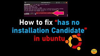 how to fix has no installation candidate in ubuntu [upl. by Eremihc]