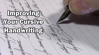 Improving Your Cursive Handwriting [upl. by Ranite550]