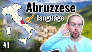 Abruzzese Dialect  Can Catalan French Spanish and Latin speakers understand it  1 [upl. by Faustina59]