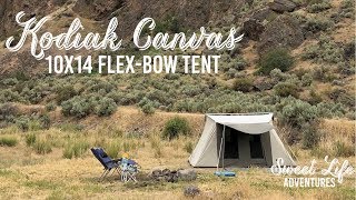 Kodiak Canvas FlexBow 10X14 Tent  TutorialReview [upl. by Ener]