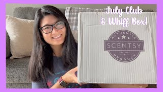 Scentsy Club amp Whiff Box  July 2022 [upl. by Alejoa]