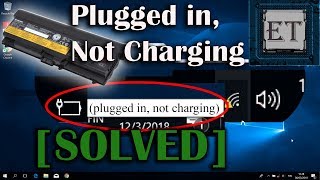 How to Fix Laptop Battery “Plugged in Not Charging” [upl. by Walls]