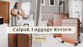 CALPAK Luggage Review unboxing and first impressions AsSeenByLauren [upl. by Danyluk]