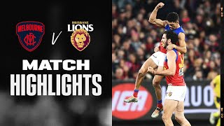 Melbourne v Brisbane Lions Highlights  SemiFinals 2022  AFL [upl. by Amairam840]