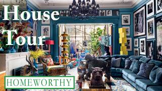 HOUSE TOUR  Inside A Maximalist New York City Townhouse [upl. by Ynattyrb352]