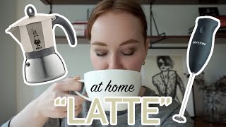 HOW TO MAKE A quotLATTEquot AT HOME moka pot  frother [upl. by Zingale]