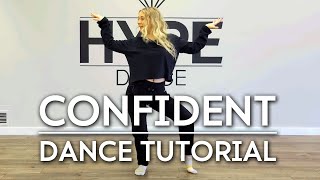 Confident  Demi Lovato  Beginner Jazz Dance Tutorial [upl. by Aital]