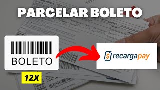 Como PARCELAR um boleto no RECARGAPAY [upl. by Anelrihs]