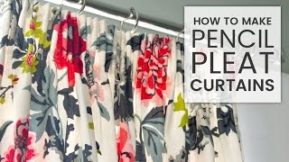 How to Make Pencil Pleat Curtains [upl. by Leupold957]