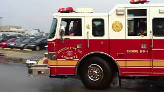 Merion Fire Company of Ardmore PA Fire Trucks Responding [upl. by Elyag]