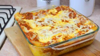 COMO HACER LASAGNA LASAÑA MUY FACIL  Recién Cocinados [upl. by Aikmat]