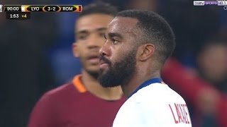 OL  AS ROME  Le magnifique but dAlexandre Lacazette 41 [upl. by Heilner649]