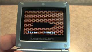 Classic Game Room HD  GAME BOY ADVANCE SP review [upl. by Wilburn]