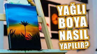 BASİT YAĞLI BOYA NASIL YAPILIR [upl. by Earased]