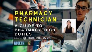 Pharmacy Technician A Guide to Pharmacy Tech Duties [upl. by Gewirtz368]