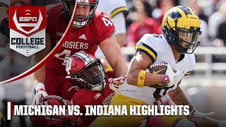 Michigan Wolverines vs Indiana Hoosiers  Full Game Highlights [upl. by Suneya]