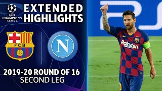 Barcelona vs Napoli  Champions League Round of 16 Highlights  UCL on CBS Sports [upl. by Lowson]