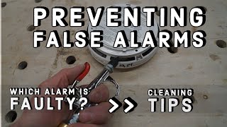 Cleaning Smoke Alarms  Identifying a BAD Detector  Preventing False Alarms [upl. by Aihsenot]