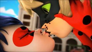 Miraculous Ladybug quotLadybug kisses Cat noirquot English Dub [upl. by Anitsirhcairam714]