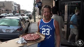 Barstool Pizza Review  Pequods Pizza Chicago [upl. by Alleacim]