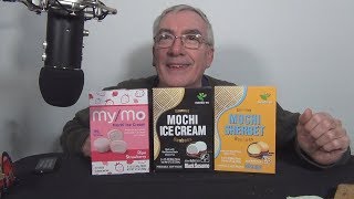 ASMR Eating Three New Mochi Ice Cream Flavors Whispering [upl. by Rozalie]