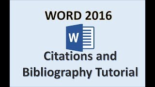 Word 2016  Bibliography References and Citation  How to Add Insert Make a Reference in Microsoft [upl. by Alleciram]