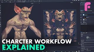 Full 3D Character Workflow Explained  Sculpting Retopo amp Textures [upl. by Feodora]