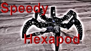 Hexapod Gait demo Fast and slow [upl. by Dinesh]