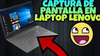 Como hacer una CAPTURA DE PANTALLA en LAPTOP LENOVO 2021 FÁCIL [upl. by Maryl]