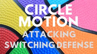 Circle Motion Offense  Vs Switching Defense CircleMotionTips [upl. by Dorelia]