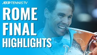 Nadal Beats Djokovic To Win Ninth Rome Title  Rome 2019 Final Highlights [upl. by Witha650]