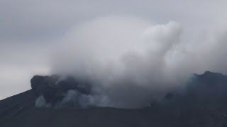 Powerful Shockwave during Explosive Eruption of Sakurajima Volcano Japan [upl. by Akinehs687]