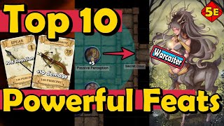 Top 10 Most Powerful Feats in DnD 5E [upl. by Gavrielle70]