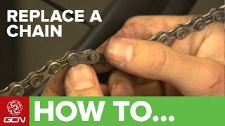 How To Replace A Bicycle Chain [upl. by Cod]