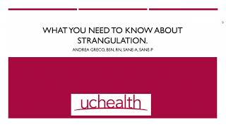 What You Need to Know About Strangulation [upl. by Eillib805]