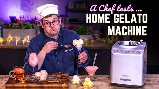 A Chef Tests a Home Gelato Machine  Sorted Food [upl. by Nare124]