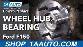 How to Replace Wheel Hub Bearing 1114 Ford F150 [upl. by Evelunn77]