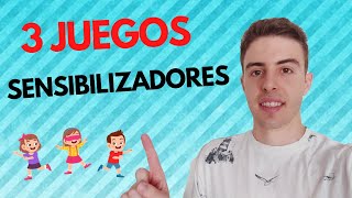 3 JUEGOS SENSIBILIZADORES sobre la DISCAPACIDAD para NIÑOS [upl. by Jerusalem864]