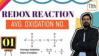 Redox Reactions Mole Concept2 । Class 11 L1  Average Oxidation Number Calculation [upl. by Baily]