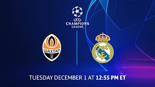 Shakhtar Donetsk vs Real Madrid Group Stage Preview  Matchday 5  UCL on CBS Sports [upl. by Ario]