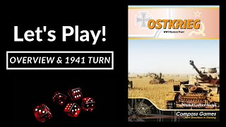 Lets Play Ostkrieg Overview amp 1941 Turn [upl. by Bevash]