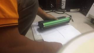 How to fix HP LaserJet Pro CP1025nw Color print has line [upl. by Neeruan]