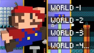 Whats in all 248 Minus Worlds of Super Mario Bros [upl. by Kai45]