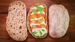 Perfect Wholemeal Ciabatta Recipe  How to Make It By Hand [upl. by Modeste611]